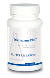 Dismuzyme Plus by Biotics Research Corporation 180 Tablets