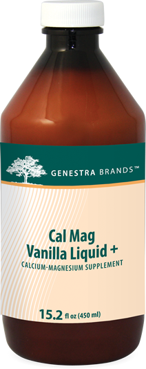 Cal Mag Vanilla Liquid + - 15.2 fl oz By Genestra Brands