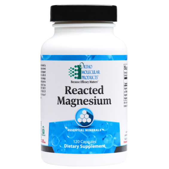 Reacted Magnesium 120 capsules by Ortho Molecular