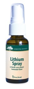 Lithium Spray by Genestra Brands 1 fl oz (30 mL) (Best By Date: May 2018)