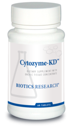 Cytozyme-KD by Biotics Research  60 tablets