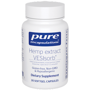 Hemp extract VESIsorb® by Pure Encapsulations 30 softgel capsules