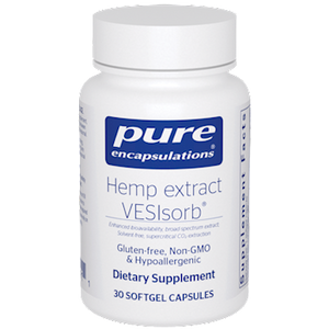 Hemp extract VESIsorb® by Pure Encapsulations 30 softgel capsules