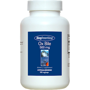 Ox Bile 500 mg By Allergy Research Corporation 100 caps