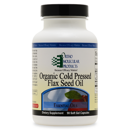 Flax Seed Oil 90 softgel capsules by Ortho Molecular