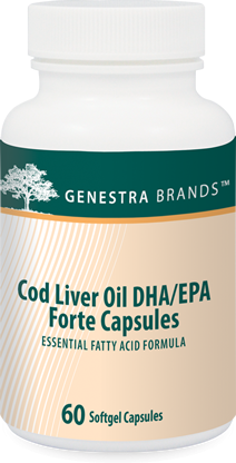 Cod Liver Oil DHA/EPA Forte - 60 Capsules By Genestra Brands