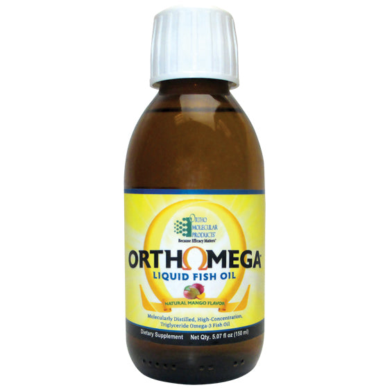 Orthomega® Liquid Fish Oil Mango by Ortho Molecular 150 ml ( 5.07 oz. )