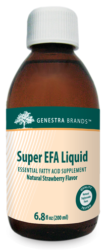 Super EFA Liquid - Natural Strawberry Flavor - 6.8 fl oz By Genestra Brands