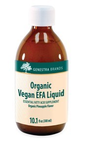 Organic Vegan EFA Liquid by Genestra Brands 10.1 fl oz (300 mL) (Best By Date: January 2020)