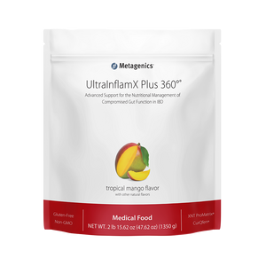 UltraInflamX Plus 360® Medical Food by Metagenics Tropical Mango Flavor (22.22 oz)