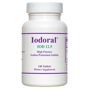 Iodoral IOD-12.5 By Optimox 240 Tablets