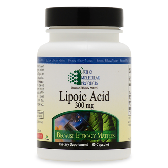 Lipoic Acid 300 mg 60 capsules by Ortho Molecular