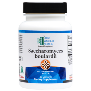 Saccharomyces boulardii 60 capsules by Ortho Molecular