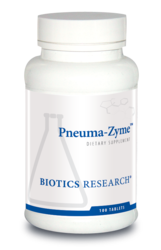 Pneuma-Zyme by Biotics Research Corporation  100 Tablets