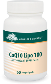 CoQ10 Lipo 100 by Genestra Brands 60 veggie capsules (Best By Date: November 2019)
