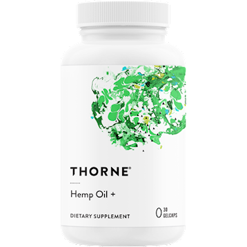 Hemp Oil+ by Thorne Research 30 gel capsules