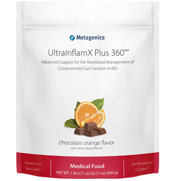 UltraInflamX Plus 360® Medical Food by Metagenics Chocolate Orange Flavor (23.21 oz)