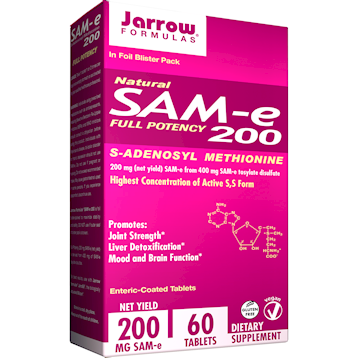 SAM-e 200 mg By Jarrow Formulas  60 tabs