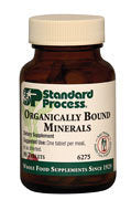 Organically Bound  Minerals by Standard Process 180 Tablets