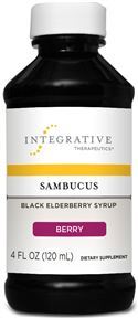 Sambucus Black Elderberry Syrup by Integrative Therapeutics 4 fl oz (120 ml)