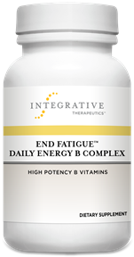 End Fatigue Daily Energy B Complex by Integrative Therapeutics 30 Vege Capsules