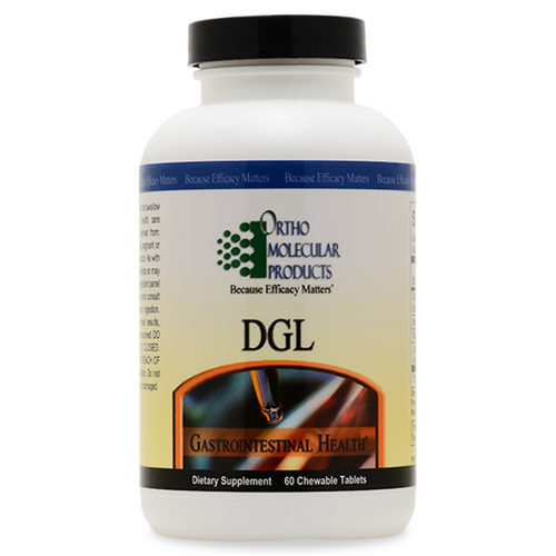 DGL by Ortho Molecular 60 Chewable Tablets