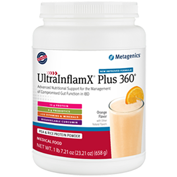 UltraInflamX Plus 360® Medical Food by Metagenics Orange Flavor (23.70 oz)