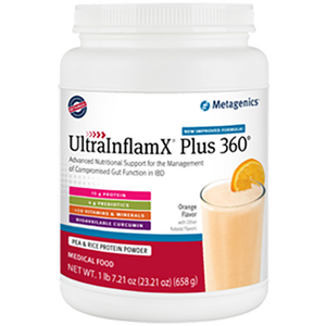 UltraInflamX Plus 360® Medical Food by Metagenics Orange Flavor (23.70 oz)