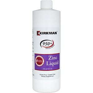 Zinc Liquid By Kirkman Labs 16 fl oz