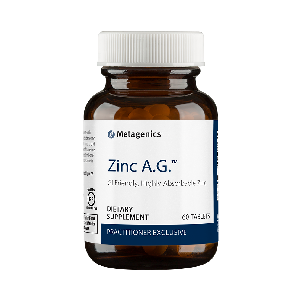 Zinc A.G. by Metagenics 60 Tablets