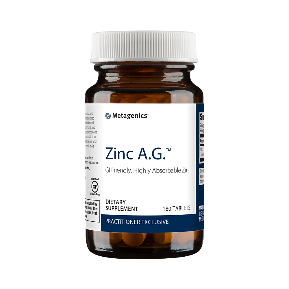 Zinc A.G. by Metagenics 180 Tablets