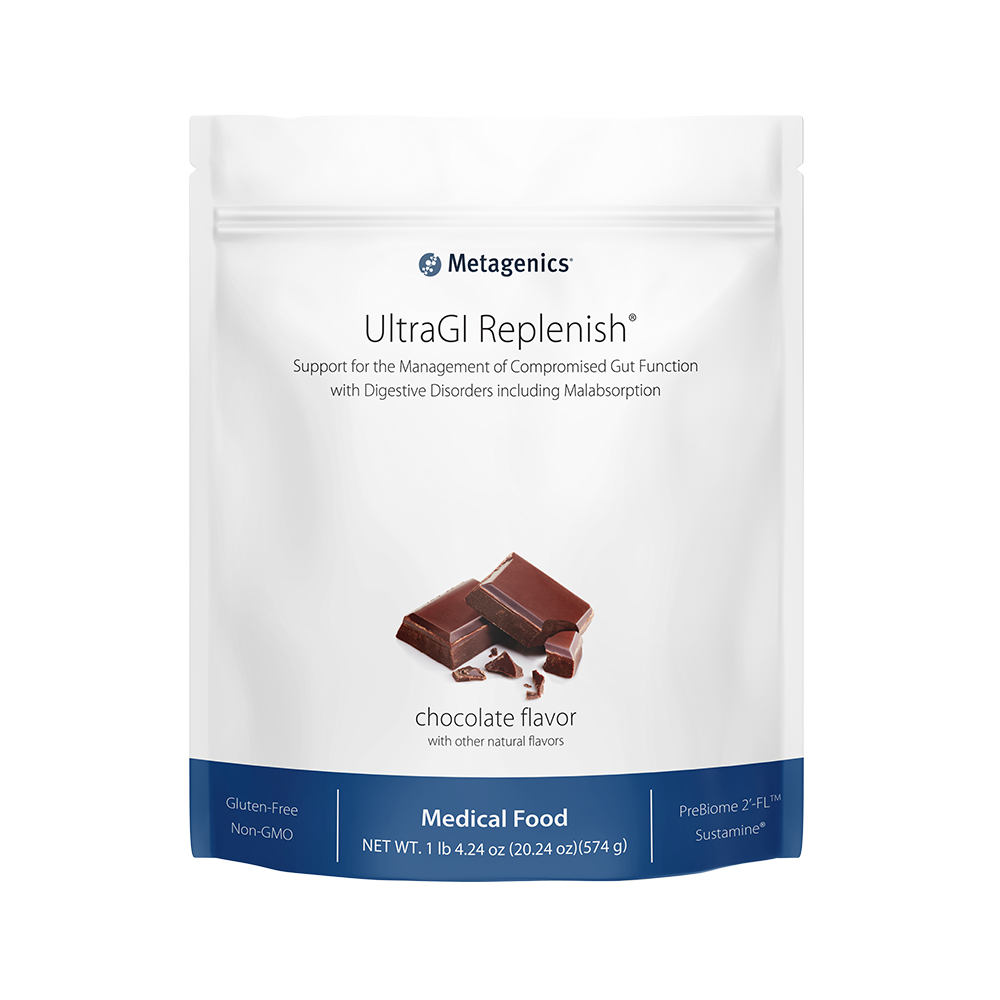 UltraGI Replenish® Chocolate by Metagenics 14 Servings 1 lb 3.54 oz (19.25 oz) (546 g)