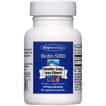 Biotin 5000 mcg By Allergy Research Group 60 vegcaps