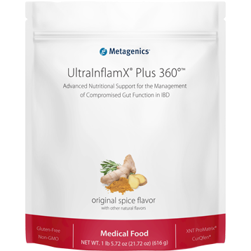 UltraInflamX Plus 360® Medical Food by Metagenics Original Spice Flavor (21.72 oz)