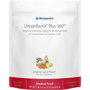 UltraInflamX Plus 360® Medical Food by Metagenics Original Spice Flavor (21.72 oz)