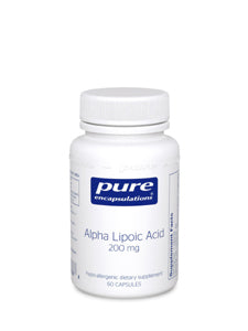 Alpha Lipoic Acid by Pure Encapsulations  200mg  60 vcapsules