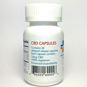 CBD Capsules by CBD Unlimited Hemp Oil 30 Vcaps 10mg CBD/Capsule ( Cannabinoids )