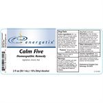 Calm Five by Energetix 2 oz. (60 mL)