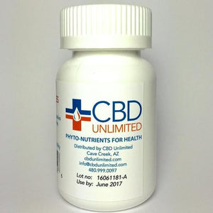 CBD Capsules by CBD Unlimited Hemp Oil 30 Vcaps 20mg CBD/Capsule ( Cannabinoids )