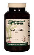 Cod Liver Oil by Standard Process 180 Perles