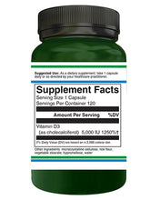 D3 5000 by Clinical Nutrition Centers 120 Vege Capsules