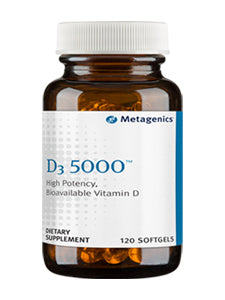 D3 5,000 by Metagenics 120 gels