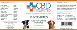 CBD Soft Chews for Dogs by CBD Unlimited 60 Soft Chews 2mg CBD / chew Hemp Oil ( Cannabinoids )