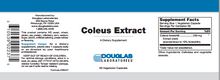 Coleus (Forskohlii) Extract 250 mg by Douglas Laboratories 60 VCaps