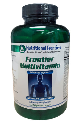 Frontier Multivitamin by Nutritional Frontiers 240 Vege capsules