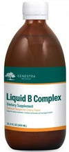 Liquid B Complex Vitamin Supplement- 15.2 fl oz ( 450 ml ) By Genestra Brands Natural Cherry Flavor