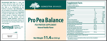 Pro Pea Balance - Vanilla - 11.4 oz By Genestra Brands