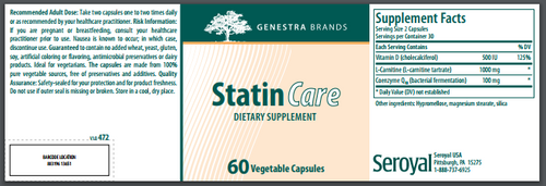 Statin Care* - 60 Capsules By Genestra Brands