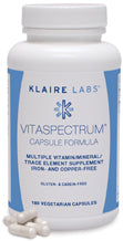 VitaSpectrum Capsule Formula by Klaire Labs 180 Vegcaps