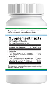 K2 + by Clinical Nutrition Centers 60 Vege Capsules